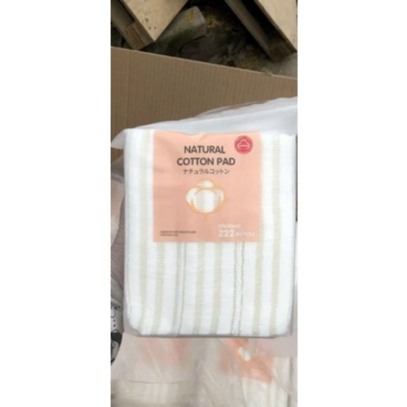 Bông Tẩy Trang 3 Lớp Cotton Pad Túi zíp 222 Miếng Loại mới 2022