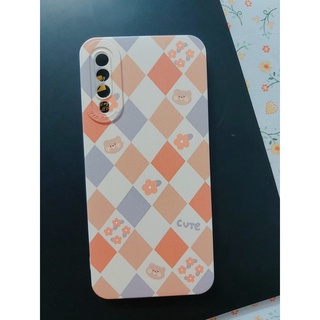 Ốp lưng SamSung HỌA TIẾT GẤU PHỐI MÀU CARO CỰC CUỐN SAMSUNG A50