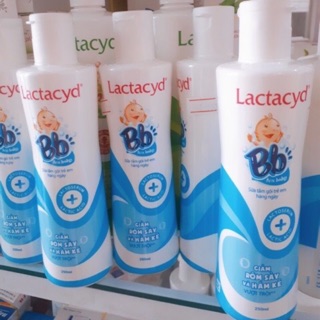 Sữa tắm Lactacyd BB (Chính hãng)/ mẫu mới - Hết lo rôm sảy