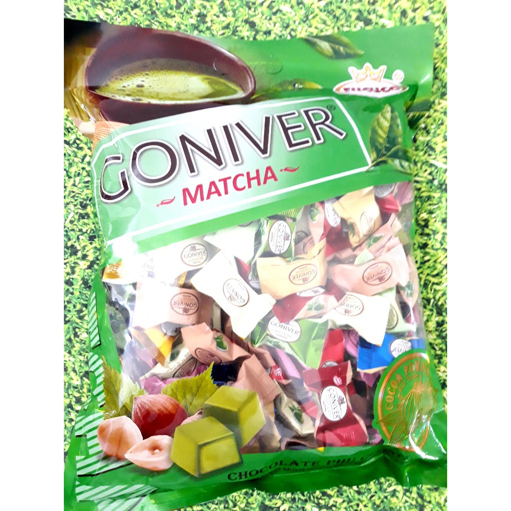 Kẹo Chocolate GONIVER Matcha Phú Cường Gói 1kg