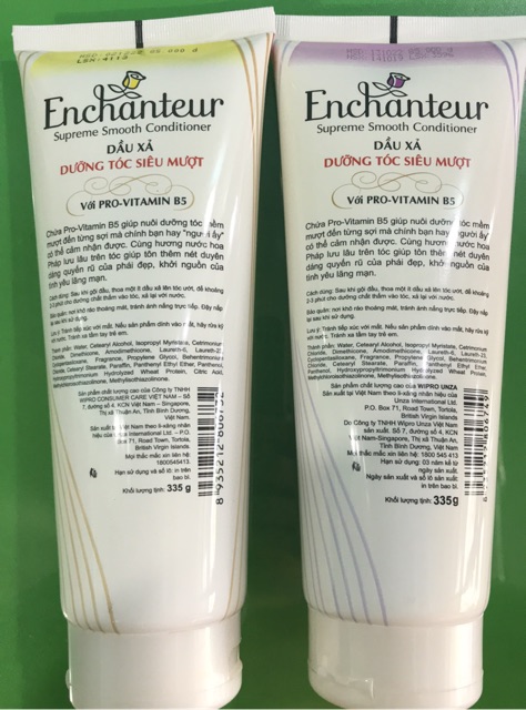 Dầu xả dưỡng tóc siêu mượt Enchanteur Charming 335g