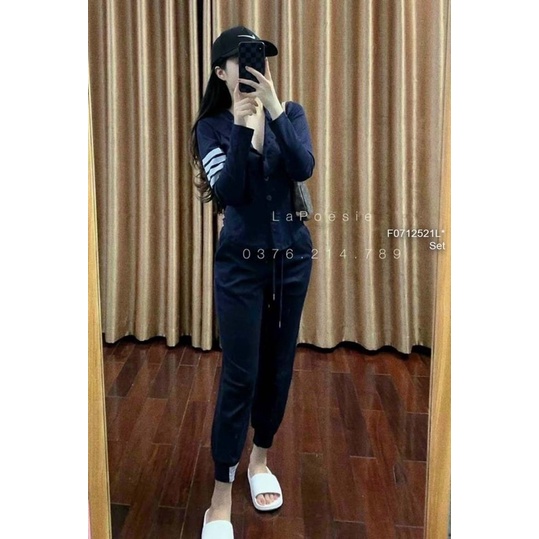 Áo khoác kaki kéo khóa ngực túi hộp 2 bên gấu rút dây tay dài 0923 thaotranshop90