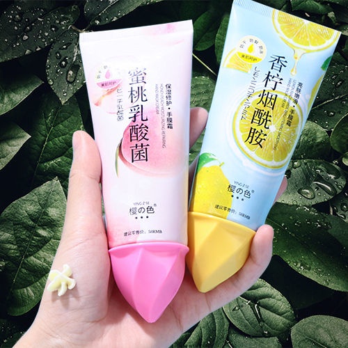 Ice cream peach lime hand cream 100g, moisturizing, whitening and moisturizing cream