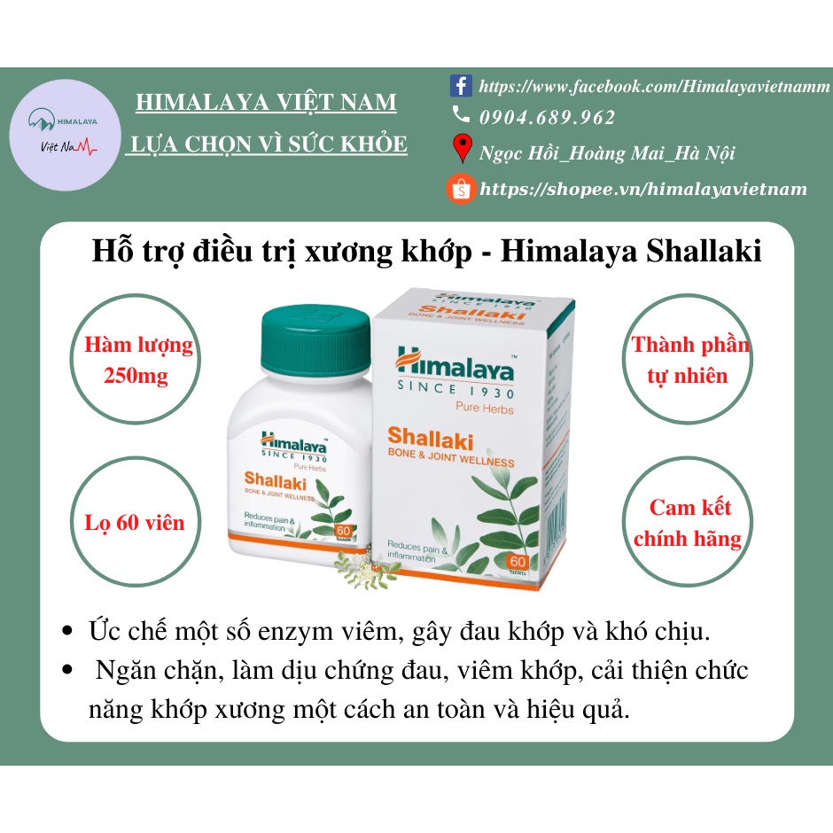 Hỗ trợ xương khớp - HIMALAYA SHALLAKI