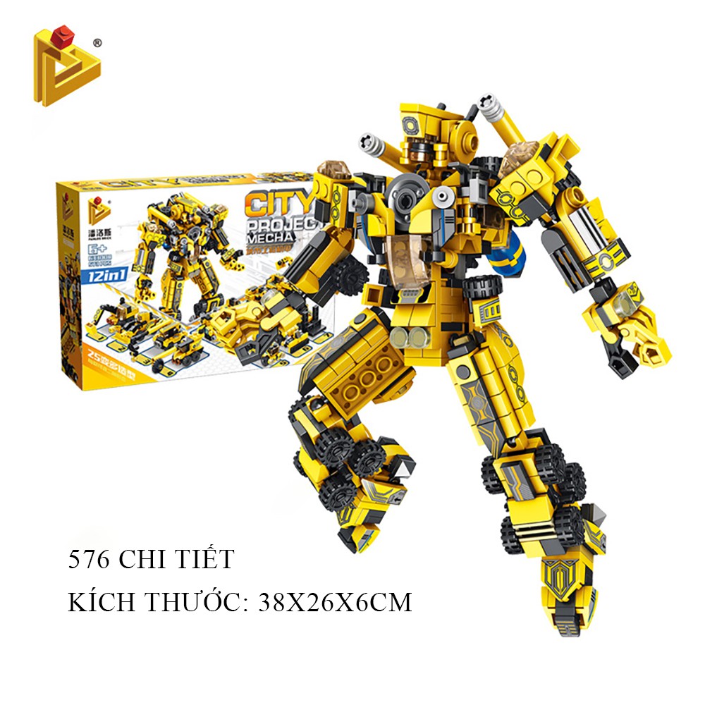 Đồ chơi Lego, Bộ đồ chơi lắp ghép Lego Robot chất liệu nhựa ABS với hơn 500 - 800 chi tiết đa dạng cách ghép cho bé