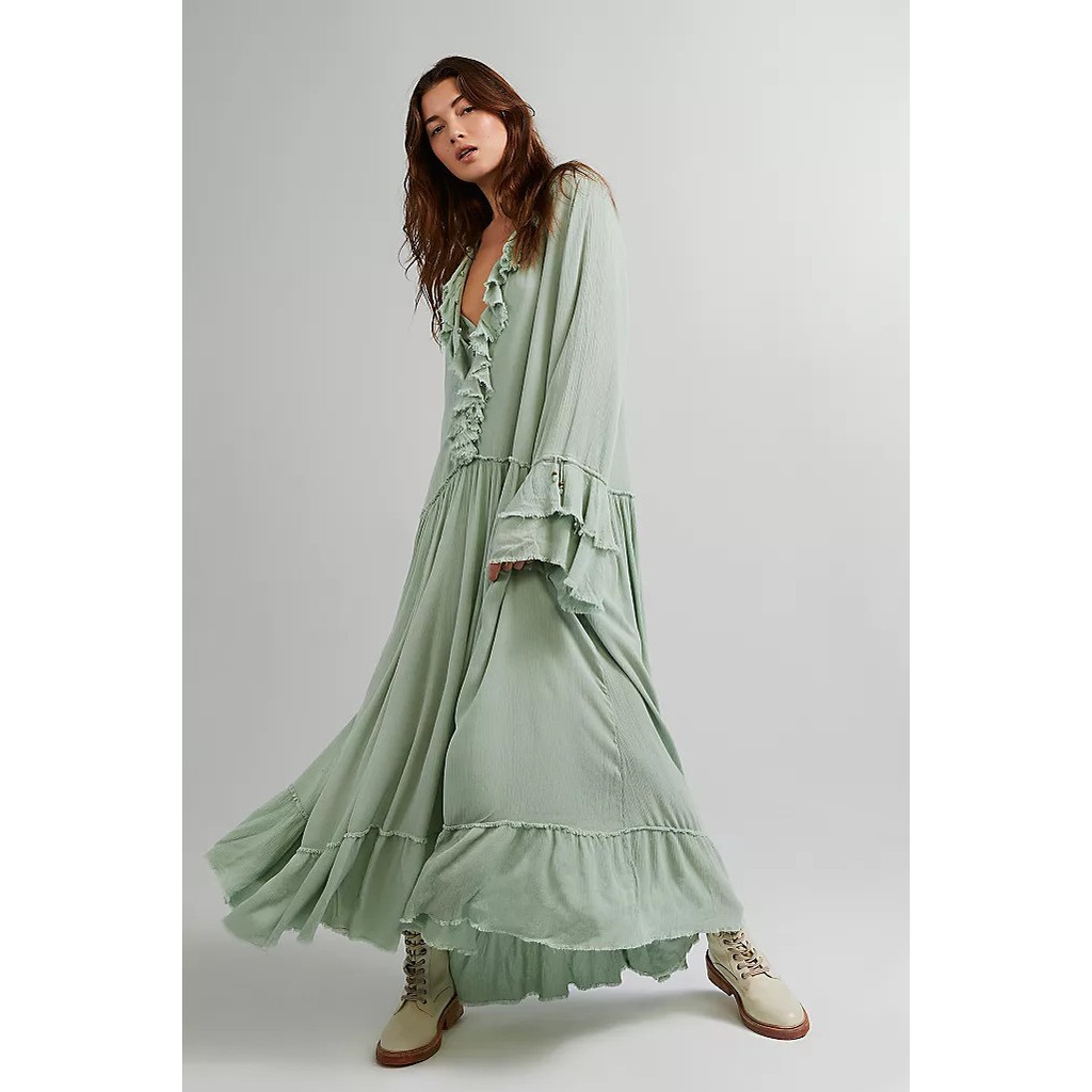 Đầm maxi boho Free Pople xuất xịn | BigBuy360 - bigbuy360.vn