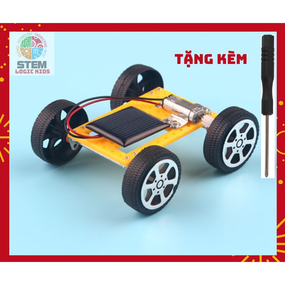 STEM LOGIC Ô Tô tự hành chạy bằng năng lượng mặt trời đồ chơi thông minh sáng tạo đồ chơi stem