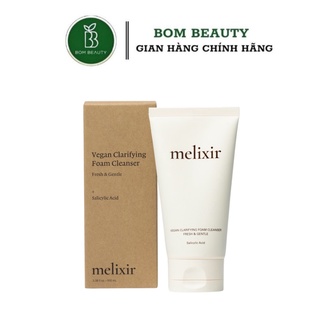 Sữa rửa mặt thuần chay hỗ trợ sáng da MELIXIR Vegan Clarifying Foam Cleanser 100ml
