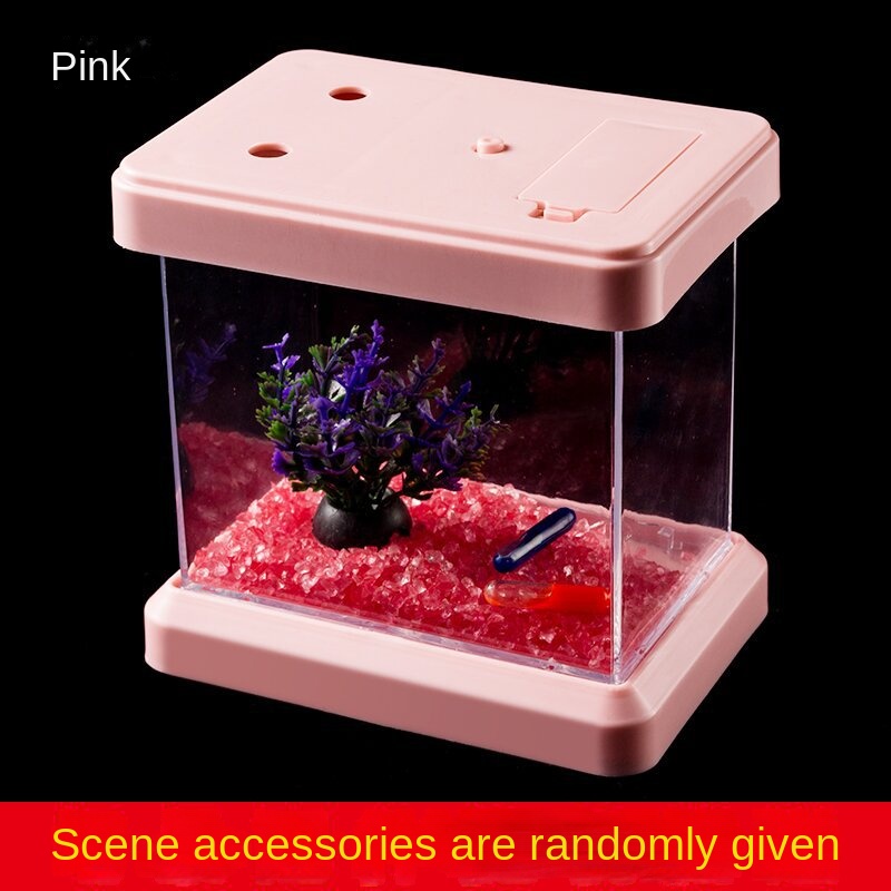 Bị những sắc màu sáng tạo ánh sáng DouYu cái bể cá có thể ngắm nhìn ZaoJing màn hình ở CaXie hộp loompa kìa