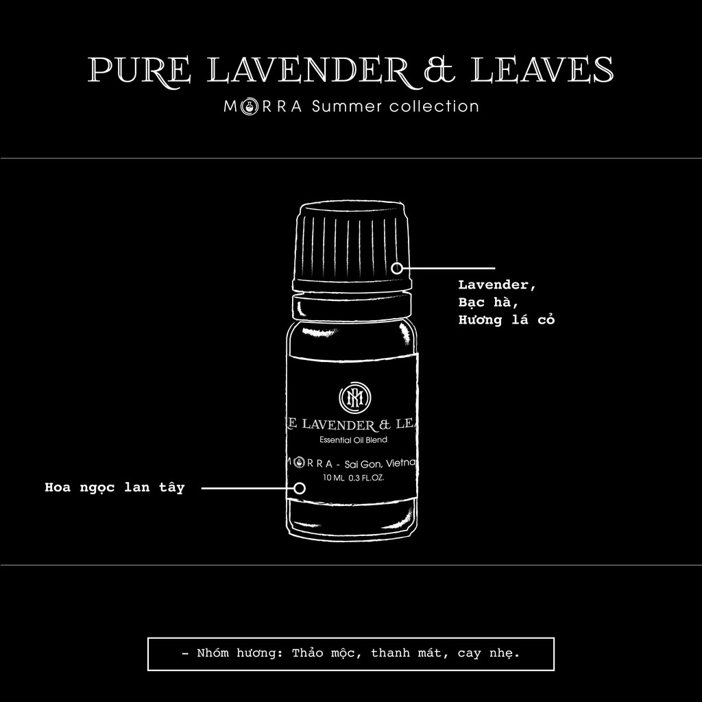 Tinh dầu Pure Lavender and Leaves 10ml