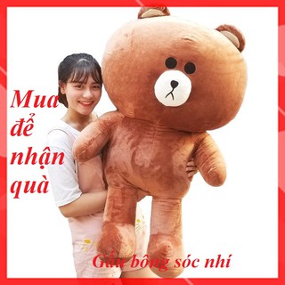 Gấu Bông Brown 1m5 ⚡ FREESHIP ⚡ Gấu Bông Brown Siêu To Khổng Lồ