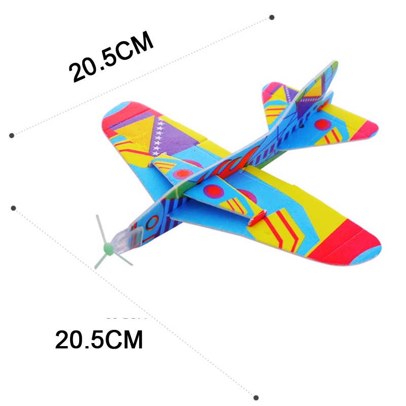 Mô hình máy bay xốp ném tay xoay 360 độ sáng tạo giáo dục cho bé
