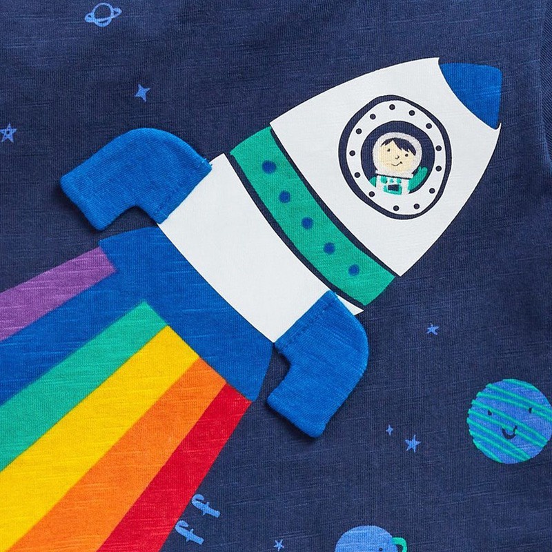 Áo LITTLEMAVEN xanh tên lửa