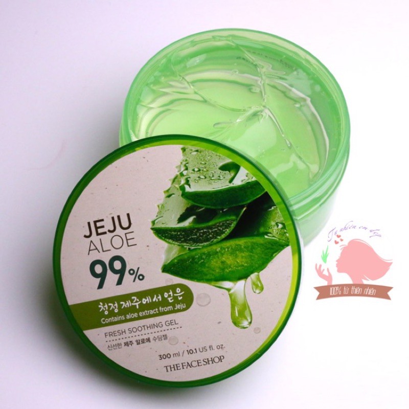 GEL DƯỠNG ẨM NHA ĐAM NGUYÊN CHẤT THE FACE SHOP JEJU ALOE FRESHING SOOTHING GEL