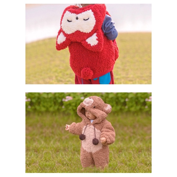 Len bông xù mác gấu -  Cuộn 50gr