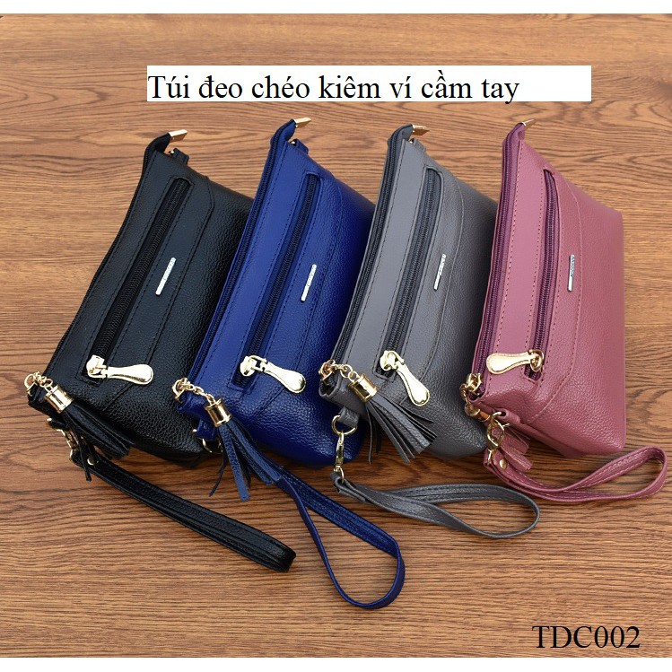 Túi đeo chéo nữ, Túi chất liệu da mềm cao cấp, dây đeo chéo  TDC002