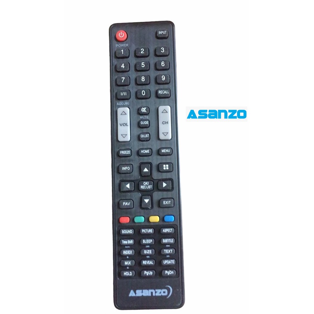 REMOTE ĐIỀU KHIỂN TIVI ASANZO LOẠI DÀI -TẶNG KÈM PIN - ĐIỀU KHIỂN TIVI ASANZO LOẠI DÀI