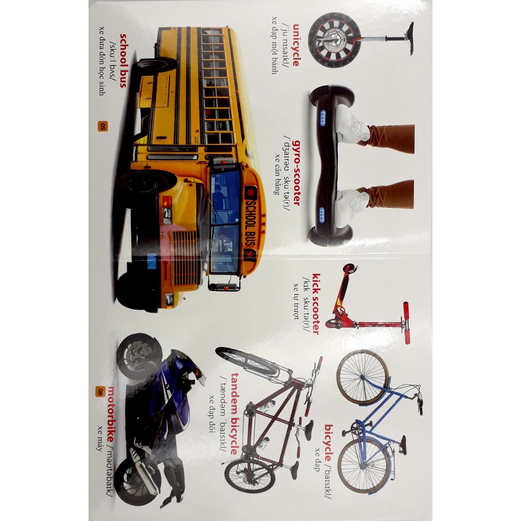 Sách - Từ điển bằng tranh - Phương tiện giao thông (tái bản)