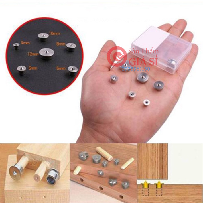 Chốt lấy tâm gỗ bằng inox đặc ruột 4-12mm ❤️freeship❤️