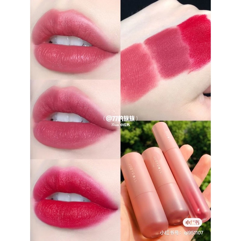 Có sẵn màu 712 - son thỏi vỏ hồng bông hoa Judydoll