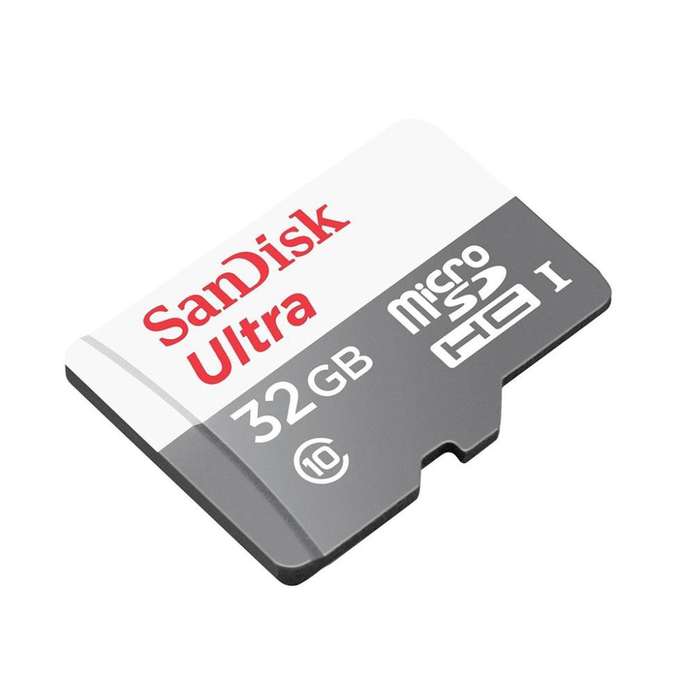 Thẻ nhớ chính hãng microSDHC Sandisk Ultra 32GB upto 80MB/s - Thẻ Sandisk chuyên dụng cho Camera tốc độ cao | BH 5 Năm | BigBuy360 - bigbuy360.vn