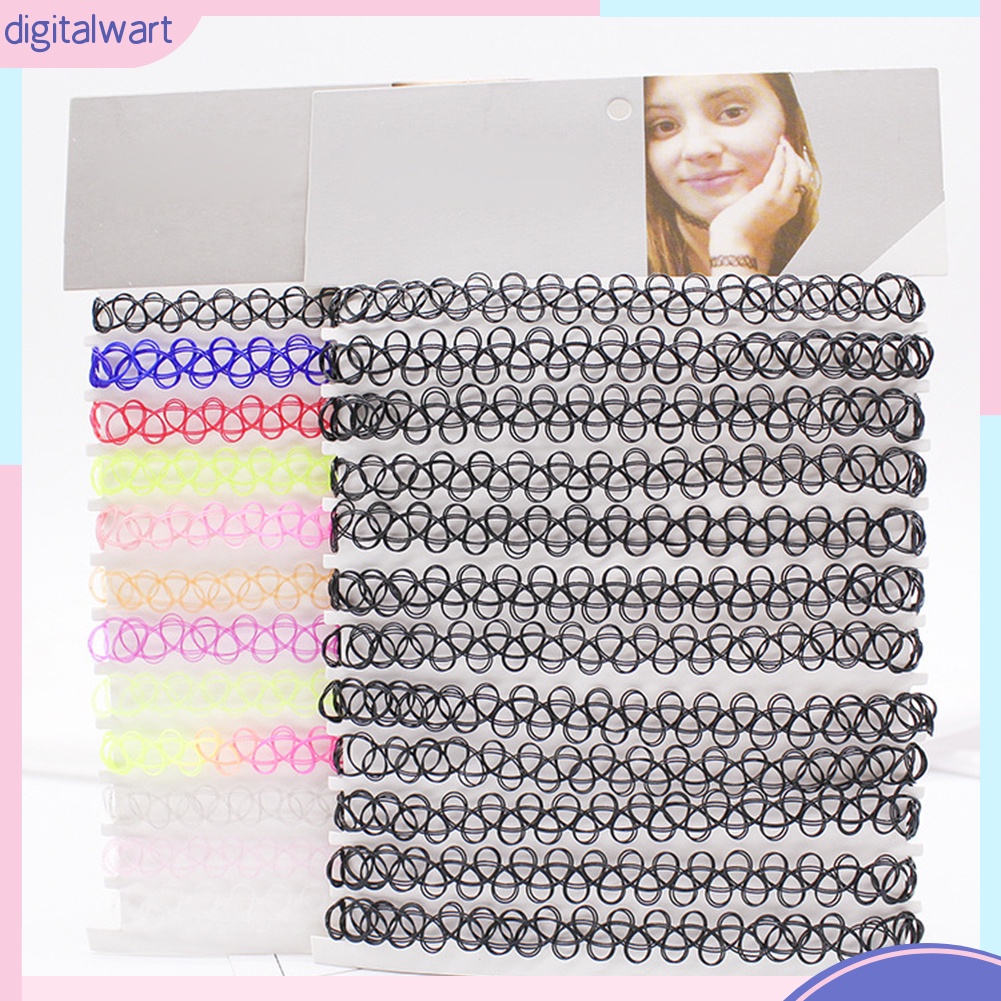 Bộ 12 vòng cổ choker thời trang nữ tính