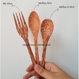 Muỗng gỗ/Nĩa gỗ dừa