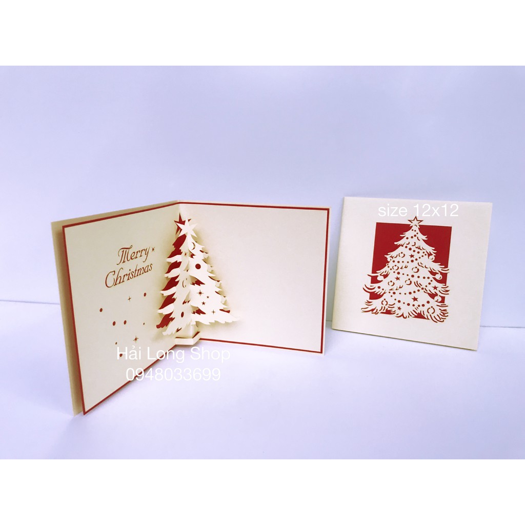 Cây Thông 6 - Noel - Thiệp 3D