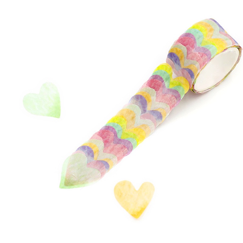 Cuộn 200 Miếng Dán Hình Cánh Hoa Dùng Trang Trí Sổ Tay DIY