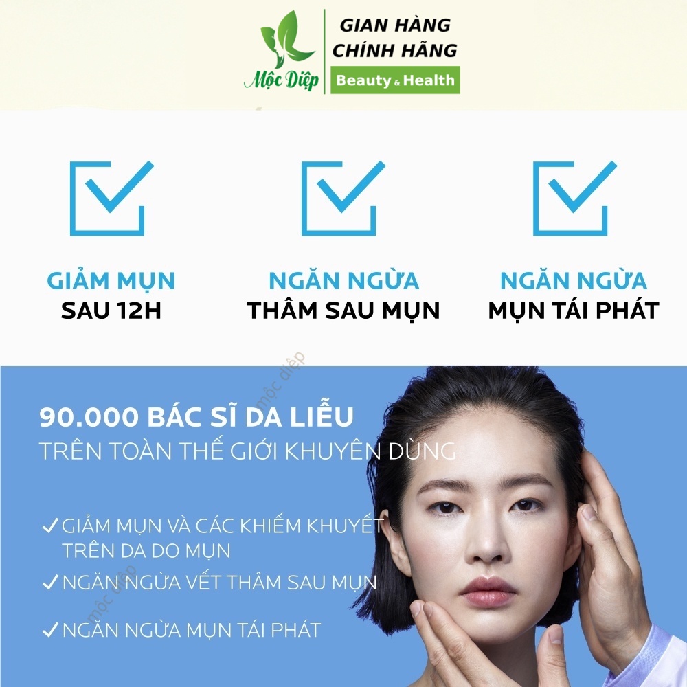Kem dưỡng da thông thoáng lỗ chân lông ngừa thâm và mụn La Roche Posay Effaclar Duo+ 40ml - Mộc Diệp