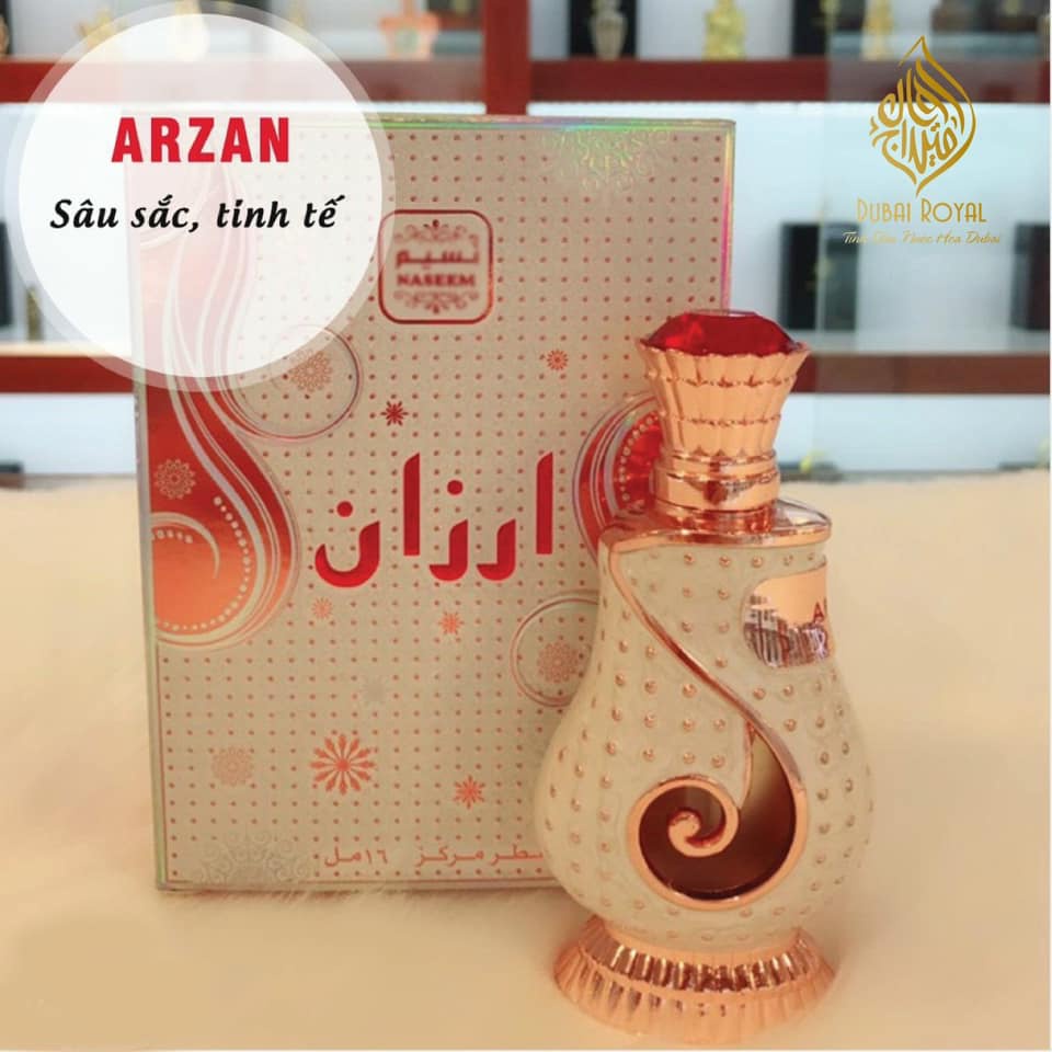 Tinh dầu nước hoa Dubai Arzan-Ngọt - Tông hương phấn thơm-Trong trẻo như thiên thần-mùi hương gây nghiện-Em bé xài được