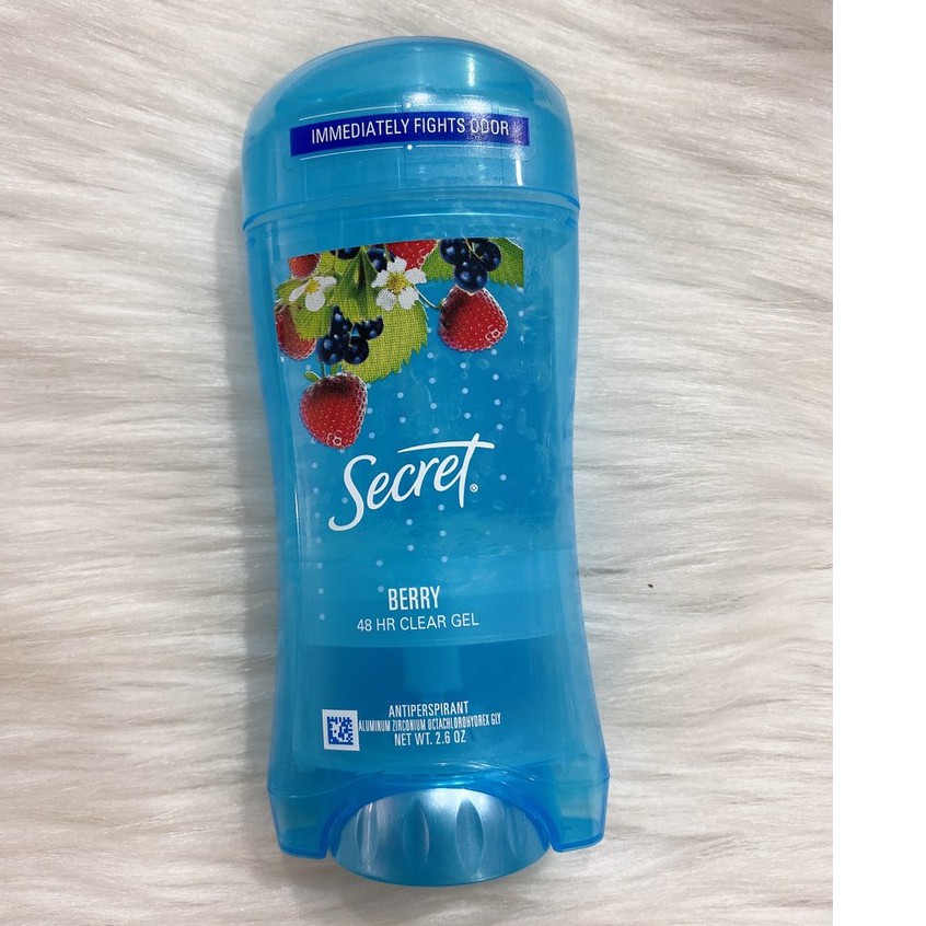 Lăn Khử Mùi Secret CLEAR GEL của Mỹ loại 73g