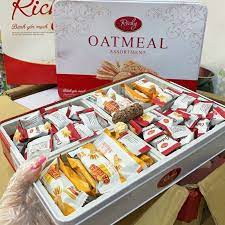 Bánh hộp thiếc yến mạch Oatmeal Richy