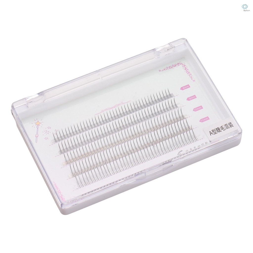 Lông mi giả cong 3D 8-12mm trang điểm chuyên nghiệp
