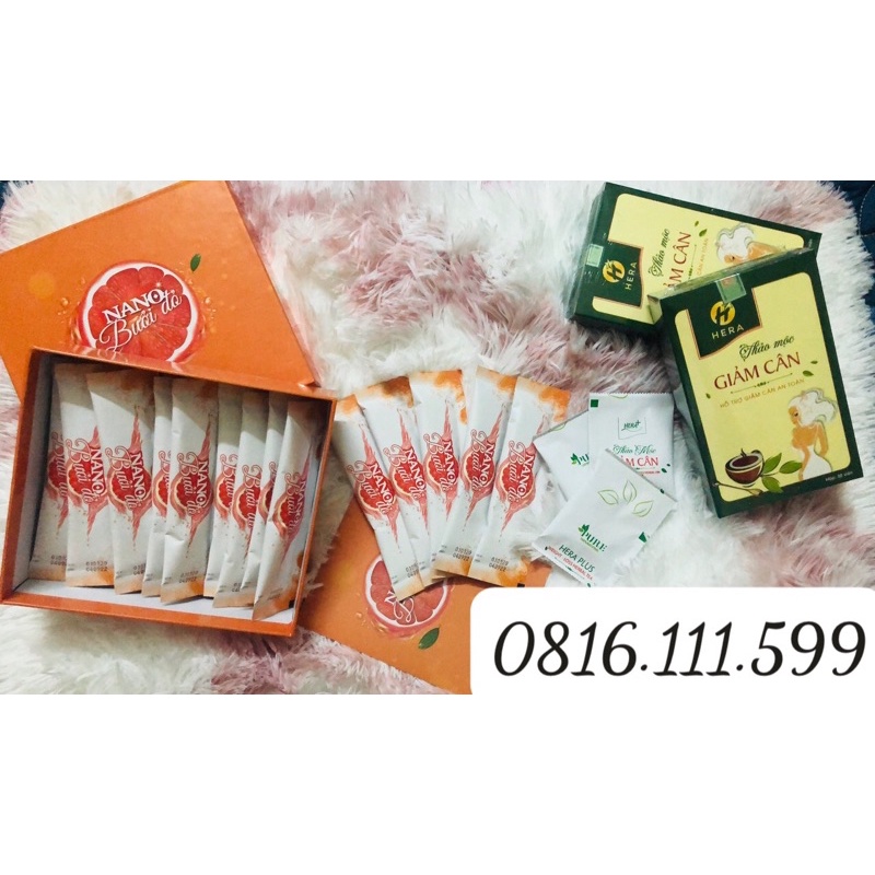 Thảo mộc hera - Giảm cân an toàn( combo 1  tháng)