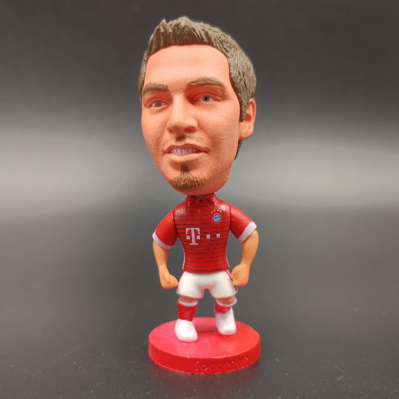 Mô Hình Cầu Thủ Bóng Đá Munich Levandowski Muller Roben Ribery JAMES Lahm Alonso Neuer