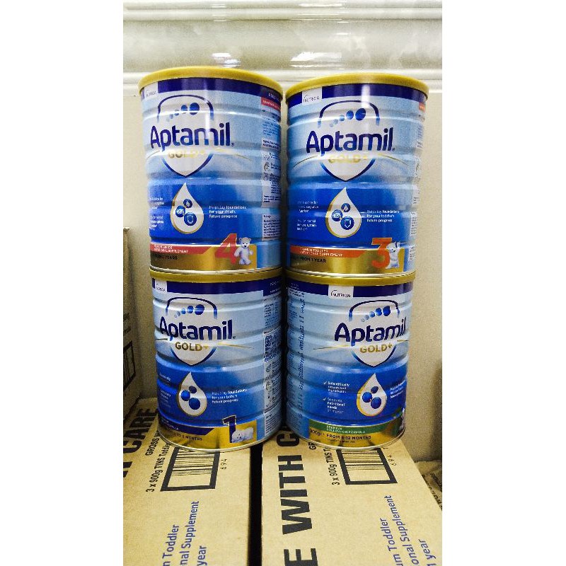 Sữa Aptamil Gold 1 2 3 4 cho các gia đoạn phát triển của trẻ - Nhập khẩu chính hãng Úc