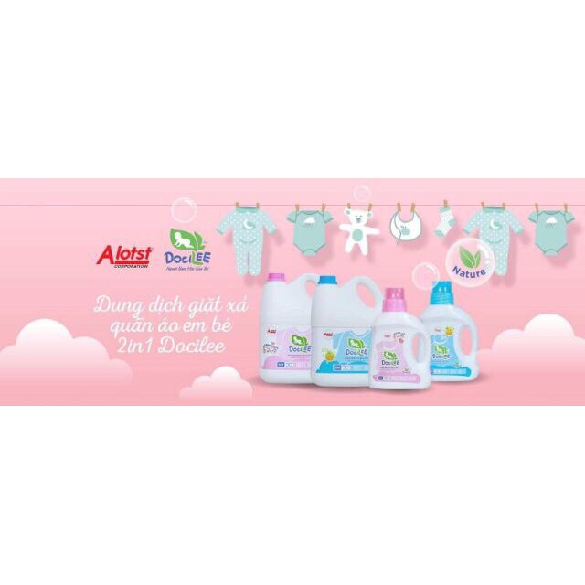 Nước Giặt Hữu Cơ DOCILEE Chính Hãng Nhập Khẩu Thái Lan