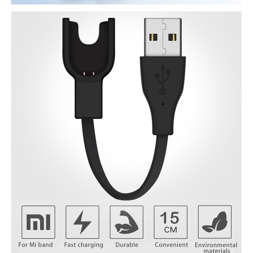 Đế sạc đầu cắm USB cho đồng hồ thông minh Xiaomi Mi band 2 3