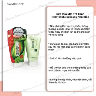 Sữa rửa mặt trà xanh Nhật Bản