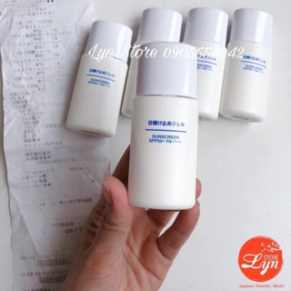 Kem chống nắng vật lý Muji Sunscreen spf50 pa+++ 30ml