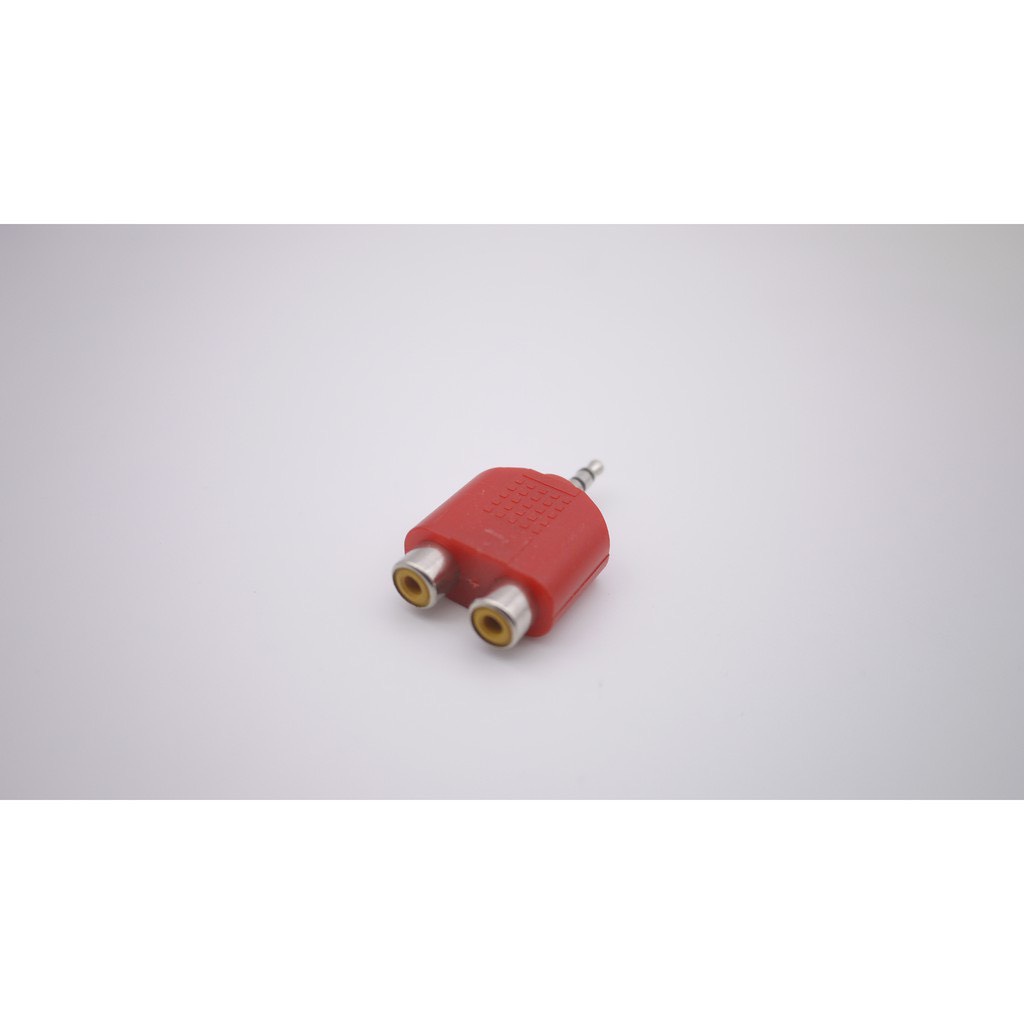 Jack 3.5mm to 2 RCA - Đầu Giắc Chuyển đổi âm thanh & video 3.5 ly qua 2 AV