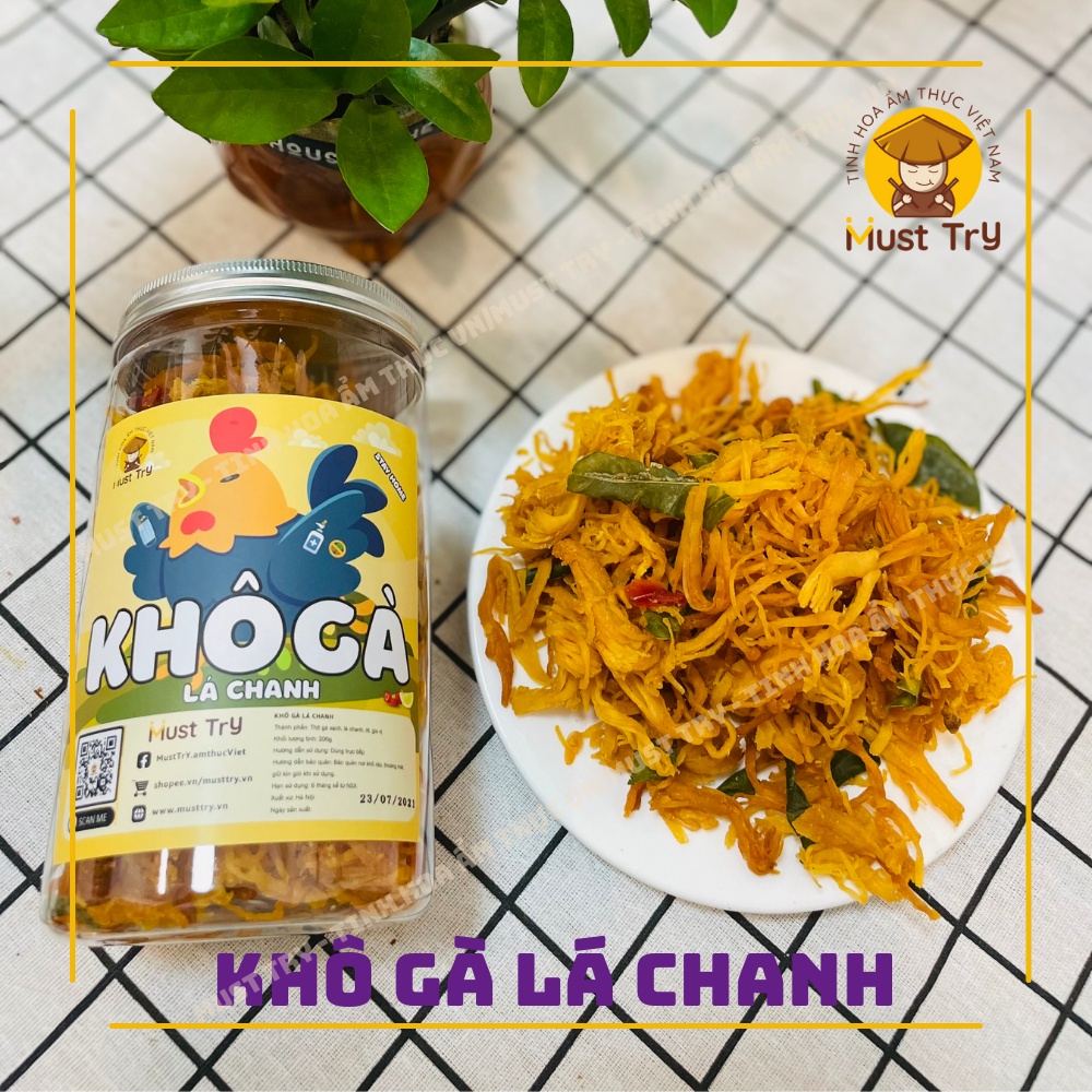 Khô Gà Lá Chanh Must TrY 200g/ hộp - Tinh Hoa Ẩm Thực Việt | BigBuy360 - bigbuy360.vn