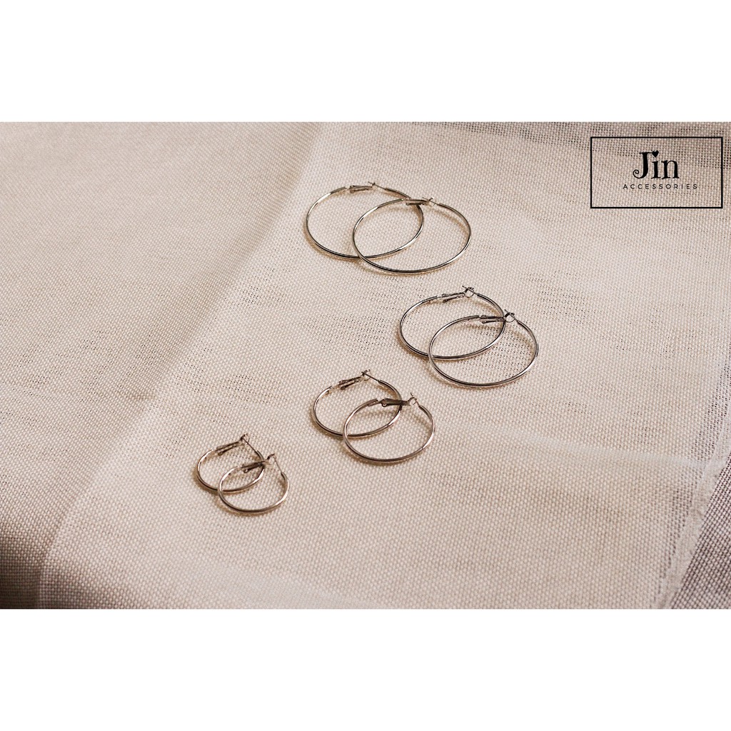 Basic Hoop Earrings | Khuyên tai tròn