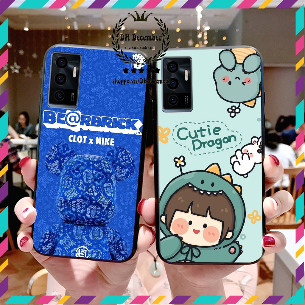 Ốp lưng Vivo V23E in hình 3D lucky, gấu Brick xinh xắn - KHÔNG NÊN BỎ LỠ