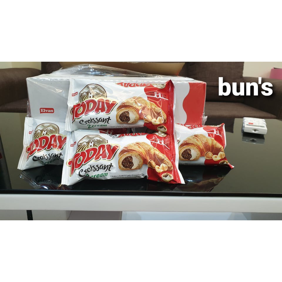 Bánh Sừng Bò Croissant "Cối Xay Gió" Nga Nhân Socola-Van-Hạt Phỉ