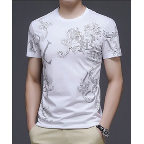 Áo Thun Thể Thao Tay Ngắn Dáng Rộng In Hình Cá Tính Phong Cách Retro Hợp Thời Trang Cho Nam