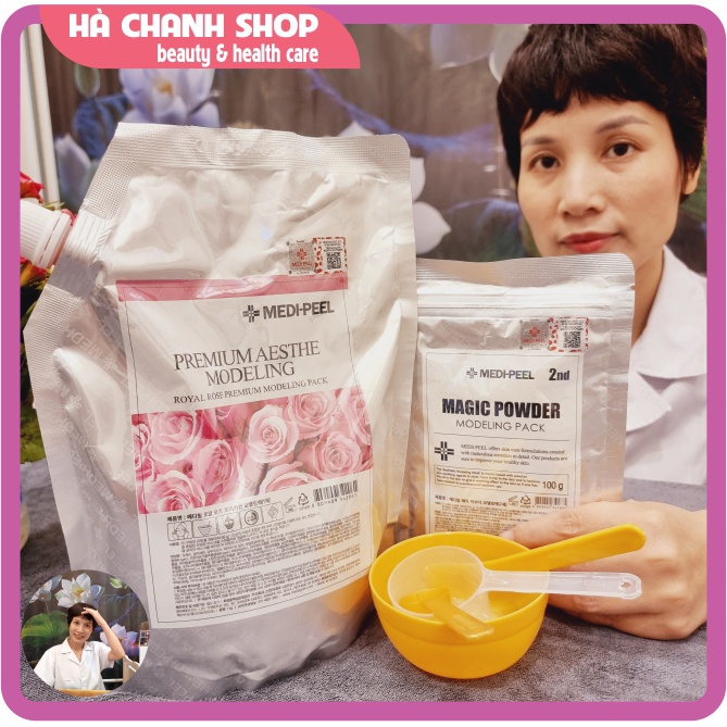 Mặt Nạ Hoa Hồng Collagen Tươi Hàn Quốc MEDI-PEEL PREMIUM AESTHE MODELING ROYAL ROSE Mặt Nạ Dưỡng Trắng Da Cấp Ẩm