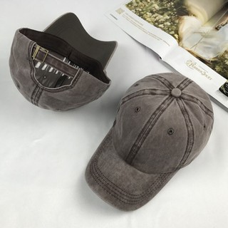 ☛☏❤Cotton Cap Baseball Caps Hat Adjustable Polo Style Washed Plain Solid Visor