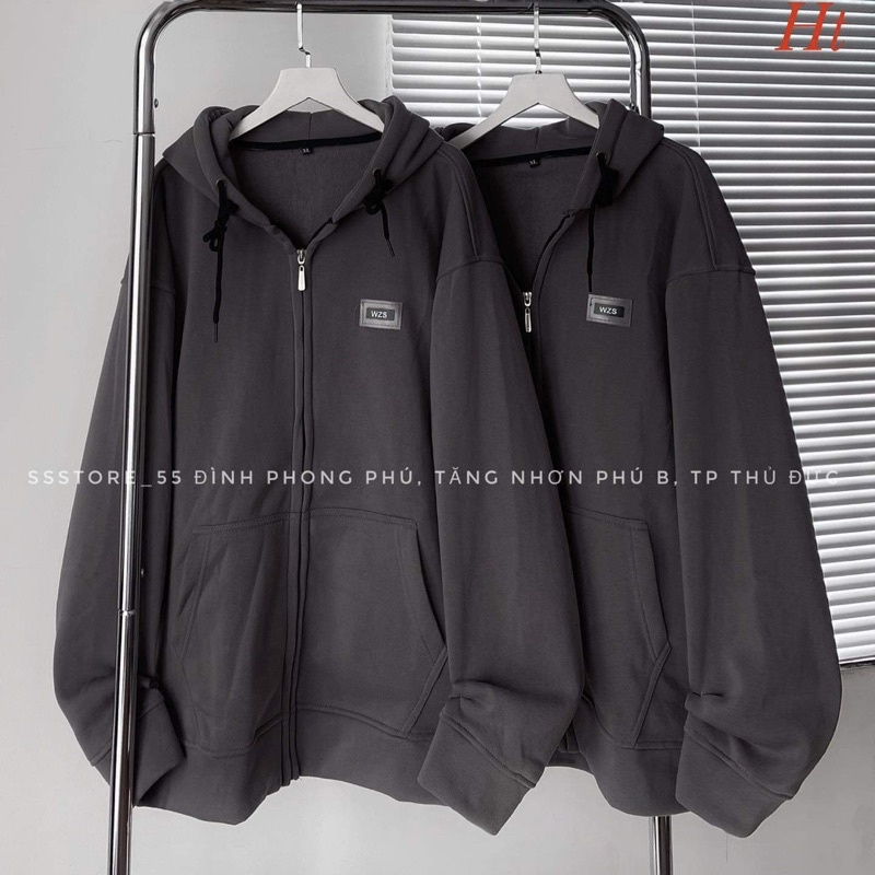 Áo khoác nỉ cotton mác WZS HT12